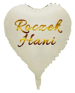 PERSONALIZOWANY KREMOWY ZESTAW NA ROCZEK MIŚ STOJAK IMIĘ DZIECKA BALONY