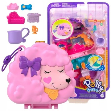 MATTEL POLLY КАРМАННЫЙ НАБОР КОМПАКТНАЯ СУМКА ДЛЯ СОБАКИ POLLY ПАРИКМАХЕР ГРУМЕР