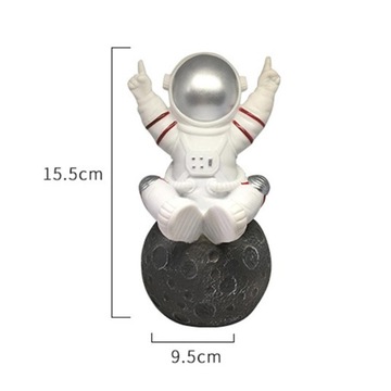 Astronaut Głośnik Bluetooth z mikrofonem srebrny