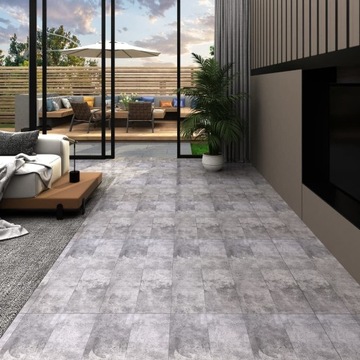 SAMOPRZYLEPNE PANELE PODŁOGOWE PVC 5,21M² 2MM BRĄZ