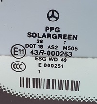 фото thumb №2, Скло кузовна правий задня mercedes r-kl w251