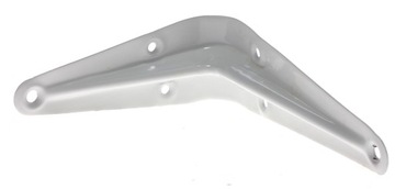 UCHWYT WSPORNIK KĄTOWNIK PODPÓRKA POD PÓŁKĘ PÓŁKI BIAŁY METALOWY 100x75 MM