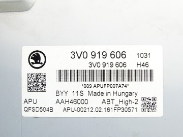 фото thumb №10, Навігація радіо дисплей екран abt high 2 skoda superb iii 3v0919606