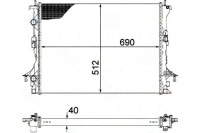 Behr hella радиатор renault espace 2,0dci 06- Цена, фото thumb