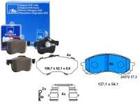 фото thumb №1, Ate гальмівні колодки гальмівні subaru impreza legacy v outba
