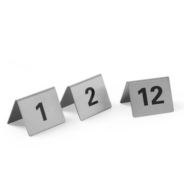 Информационная табличка НОМЕР СТОЛИКА 1-12 12 шт.