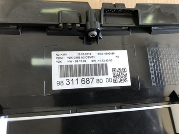 фото thumb №7, Спидометр приборы citroen jumpy iii 2.0 hdi bluehdi