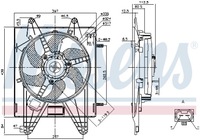 фото thumb №12, Вентилятор радіатора nissens 46430980 46539871 465