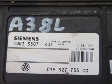 фото thumb №5, Комп'ютер блок керування коробки 01m927733cg audi a3 8l