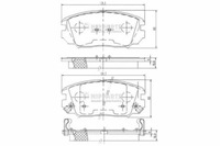 фото thumb №1, Nipparts гальмівні колодки гальмівні перед hyundai elantra ki