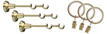 Klasyczny karnisz 340 cm 19+19 mm dwie rurki