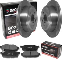 фото thumb №1, Тормозные диски i тормозные колодки daco jeep cherokee 08- задняя