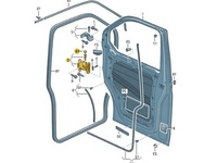 фото thumb №4, Vw caravelle v t5 петля дверь передних нижний p