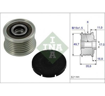 INA KOLO PASOWE ALTERNATORA MERCEDES C W203 E