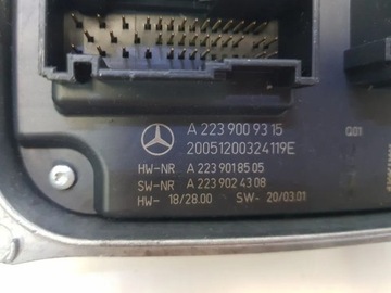 фото thumb №6, Модуль перетворювач лампи led mercedes w223 s клас a2239009315 a2c760279