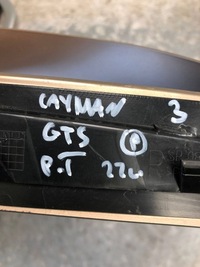 фото thumb №7, Решітка впуск повітря правий задня porsche cayman gts 982 982853190c