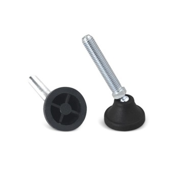 Stopka wahliwa poziomująca fi 40, M8x60 INOX