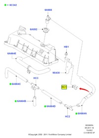 фото thumb №7, Супорт, шланг підсилювача ford transit connect 2002-2013 tc7 оригінальний номер 1070109