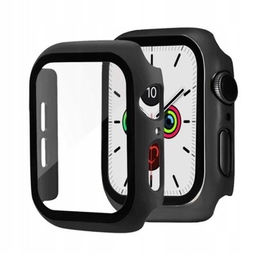 Чехол + стекло 2в1 для Apple Watch 4/5/6/SE 44мм