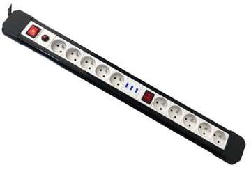 Удлинитель USB 10 GN 16А 3500Вт
