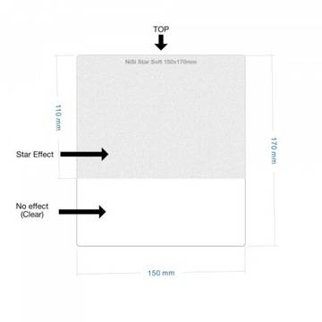 NiSi 150мм Фильтр 150х170мм Star Soft