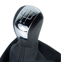 фото thumb №12, Ручка перемикання передач чохол skoda octavia 2 ii хром 5 передач