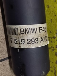 фото thumb №5, Bmw e46 compact 2.0 wał привідний 7519293