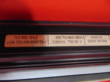 фото thumb №12, Porsche cayenne i 9p 7l рейлинги крышные рейлинг левый правый комплект