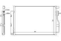 фото thumb №1, Конденсатор кондиционера chevrolet aveo 1.2-1.6 03.1