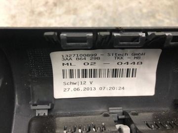 фото thumb №5, Решітка повітропровід зад vw passat b7 універсал 3aa864298