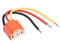 Купити Автомобільна керамічна цоколь лампочка роз'єм h4, фото thumb