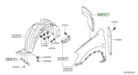 фото thumb №9, Nissan qashqai j11 mk2 захист отвір w крила передній правим 66898-4ea0b