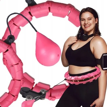 SMART HULA HOP Z OBCIĄŻENIEM ODCHUDZAJĄCE WYPUSTKI