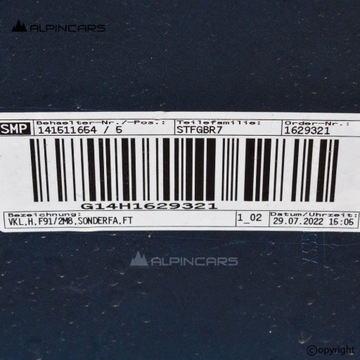 фото thumb №6, Bmw 8 f91 f92 m8 бампер задній voodoo блакитний