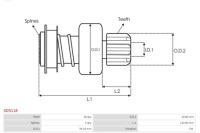 фото thumb №8, Зчеплення односторонній, стартер as-pl sd5118