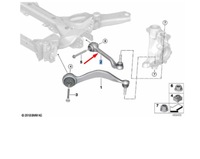 фото thumb №12, Bmw i4 g26 передній правий верхній важіль 31108837894