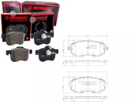 фото thumb №1, Nipparts тормозные колодки тормозные subaru xv 2.0d