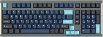 Клавиши для механической клавиатуры PBT Ocean Blue Profile Cherry, 129 шт.