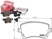 фото thumb №1, Гальмівні колодки гальмівні audi a6 rs6 quattro 4f2. c6