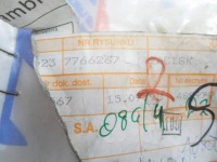 Купити Кліпса кронштейн обшивка двері fiat uno оригінальний номер 7766267, фото thumb