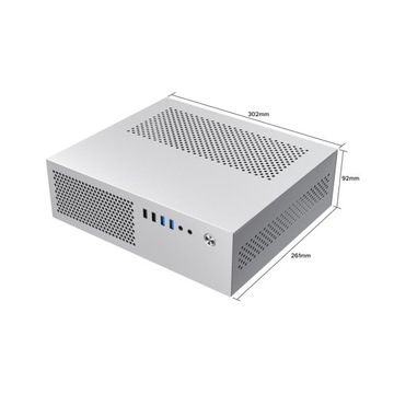 Obudowa komputera Desktop 3.0 USB Stalowa mała Argent