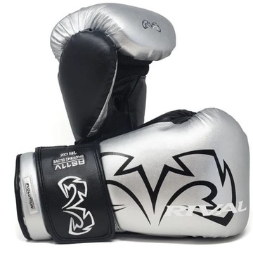 Боксерские перчатки RIVAL RS11V (серебро) [Вес: 14 унций]