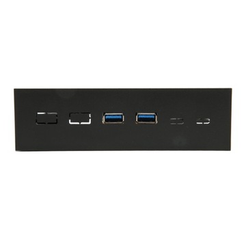 5,25-дюймовая передняя панель, 2 порта USB, оптический привод, USB 3.0–19 на передней панели