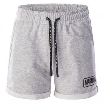 SPODENKI KRÓTKIE DAMSKIE MAGNUM CAPREA SHORTS WO'S LIGHT GREY MELANGE - XS