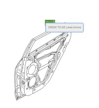 фото thumb №1, 770032s050 двері задні оригінал оригінальний номер hyundai