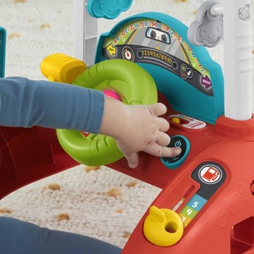 Коляска Fisher-Price Little Driver коляска 2в1 HJP44 с ходунками на польском языке