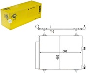 фото thumb №1, Конденсатор кондиционера citroen c8 peugeot 807 hell