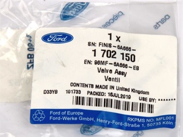 фото thumb №12, Клапан вентиляции коробки коленчатого вала ford оригинальный номер