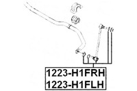 фото thumb №1, Febest 1223-h1flh стержень / кронштейн, стабилизатор