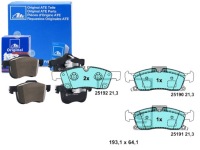 фото thumb №1, Ate тормозные колодки тормозные керамические mercedes gl x166